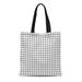 ASHLEIGH Canvas Tote Bag Geometric in 80S for Your Phone Cases Throw Fabrics Durable Reusable Shopping Shoulder Grocery Bag