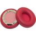Adhiper Solo2 Wireless Memory Foam Ear Cover Protein Leather Ear Cushion Replacement Parts Ear Cushions Ear Caps Compatible with Dr. Dre Solo 2.0 Solo3.0 wireless on-ear headphone (stone red)