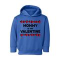 Awkward Styles Valentine s Day Toddler Hoodie for Boys Girls Mommy is my Valentine Hooded Sweatshirt for Kids