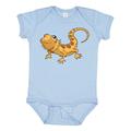 Inktastic Cute Smiling Bearded Dragon Boys or Girls Baby Bodysuit