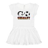 Inktastic Go Germany- Soccer Football Girls Baby Dress