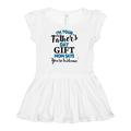 Inktastic Im Your Fathers Day Gift Mom Says Youre Welcome Girls Baby Dress