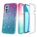 for OnePlus 9 PRO 1+9 Pro Glitter Bling Full Body Bumper Case Phone Case PU Shock Bumper Scratch Guard Skin Wrap Slim Cover