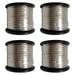 AudioPipe Cable 100 foot 10 Gauge AWG Car Audio Speaker Wire Clear (4 Pack)