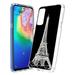 Capsule Case Compatible with TCL 20S [Cute Fusion Hybrid Gel Design Heavy Duty Slim Soft Grip Clear Case Protective Cover] for TCL 20S 5G 6.67 inch Display (Eiffel Tower Paris)