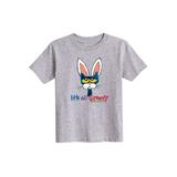 Pete The Cat - Bunny Nose Ears It s All Groovy - Toddler Short Sleeve Graphic T-Shirt