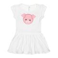 Inktastic Cute Pig Little Pig Piggy Pink Pig Girls Baby Dress