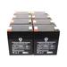 SPS Brand 12V 5 Ah Replacement Battery (SG1250T2) for Belkin Regulator Pro Silver 650 UPS (10 PACK)