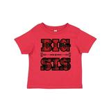 Inktastic Big Sis Buffalo Plaid Sister Girls Toddler T-Shirt