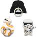 3 Pcs Set Star Wars 2-in-1 Mobile Cell Smart Phone Kickstand Finger Ring and Holder Stand Grip Cute 360 Degree