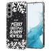 TalkingCase Slim Case Cover Compatible for Samsung Galaxy S22 Plus+ 5G Merry Christmas Print Lightweight Flexible Soft USA