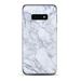 Skin for Samsung Galaxy S10e Skins Decal Vinyl Wrap Stickers Cover - Grey White Standard Marble