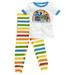 Sesame Street Toddler Boys Colorful Stripe Cotton Pajamas Elmo Sleep Set 4T