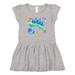 Inktastic Stegosaurus Space Dinosaur with Stars and Planet Girls Toddler Dress