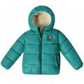 Baby Boys Girls Down Parkas Coat Winter Warm Cotton Coat Kids Outwear Hoodie Jacket Toddler Hooded Coat Long Sleeve Zipper Solid Warm Outfits 2-7T