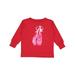 Inktastic Ballet Shoes Ballet Slippers Ballet Dance - Pink Girls Long Sleeve Toddler T-Shirt