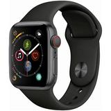 Pre-Owned Apple Watch Series 4 44MM Space Gray - Aluminum Case - Black Sport Band (Refurbished Grade B)