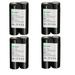 Kastar 4-Pack 2.4V 1800mAh NiMH Battery Replacement for Logitech 190264-0000 L-LC3 H-AA L-LC3H-AA Battery Logitech LX 700 LX700 URC-LX700 M-BAK89B RNH-006-1.8 967418-0403 Cordless Desktop Mouse