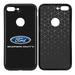 iPhone 7 Plus Case iPhone 8 Plus Case Ford Super-Duty Shockproof Black Bumper Carbon Fiber Textures Cell Phone Case