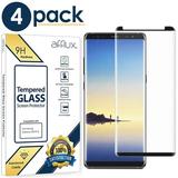 Samsung Galaxy Note 8 Screen Protector 4-Pack Premium HD Clear Tempered Glass Screen Protector For Galaxy Note 8 Anti-Scratch Anti-Bubble Case Friendly 3D Curved Film Compatible with Galaxy Note 8