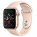 Restored Apple Watch Series 5 40mm GPS Aluminum Gold Case Pink Sport Band Smartwatch (Refurbished)