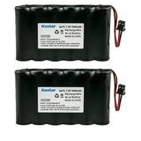 Kastar 2Pack Battery Replacement for Panasonic 2.4 GHz Cordless Station Unit KXTG2000B (BACKUP) KXTG2000B -BACKUP KXTG4000B (BACKUP) KXTG4000B -BACKUP KX-TG4000B Systems with Hearing Aid Compatibility