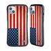 Head Case Designs Vintage Flags Flag of the United States of America USA Hybrid Case Compatible with Apple iPhone 14 Plus