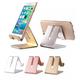 Cell Phone Desk Stand Holder - Aluminum Desktop Solid Portable Universal Desk Stand for All Mobile Smart Phone Tablet Display Huawei iPhone 7 6 Plus 5 Ipad 2 3 4 Ipad Mini Samsung