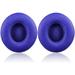 Professional Ear Pads Cushions Replacement Earpads Compatible with Beats Solo 2 & Solo 3 Wireless On-Ear Headphones with Soft Protein Leather/Strong Adhesive Tape - Blue