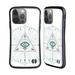 Head Case Designs Officially Licensed Cat Coquillette Evil Eye Green Purple Mandala Hybrid Case Compatible with Apple iPhone 14 Pro