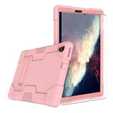 FIEWESEY for Lenovo Tab K10 10.3 Inch Case Hybrid Shockproof Kids Friendly Rugged Protective Case for Lenovo Tab M10 Plus (2020 2nd Gen)/Lenovo Tab K10 +Screen Protector(Rose Gold 1 Pcs)