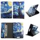 Starry Night tablet case 8 inch for Acer Iconia Tab 8 8inch android tablet cases 360 rotating slim folio stand protector pu leather cover travel e-reader cash slots