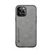 Decase for iPhone 13 Pro Max 6.7 Inch Ultra Thin High Quality TPU PU Leather Case Internal Car Magnetic Attraction Luxurious Touch Anti-Drop Cover Case Lightgray