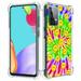 TalkingCase Slim Shell Cover Compatible for Samsung Galaxy A52 5G Tie Dye Smiley Face Print Flexible Protective Anti-Scratch USA