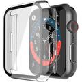 Apple Watch Case Series 7 for 45mm/41mm with Built-in Tempered Glass Screen Protector (All Watch Series) Guard Bumper Full coverage Cover for Apple Watch 45mm 41mm Case Color
