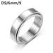 Titanium Steel 6 Style Moon Star Spinner Ring Men Women Rings