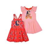Disney Toddler Girls Elena of Avalor 2 Pack Casual Dresses Sizes 2T-4T