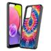 Capsule Case Compatible with Galaxy A03s [Heavy Duty Men Women Girly Slim Cute Design Shockproof Phone Case Black Cover] for Samsung Galaxy A03s SM-A037U (Tie Dye)