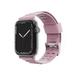 For Apple Watch Size 38/40/41mm Sport Bands Carbon Fiber Design Rubber TPU Replacement Band Strap for iWatch Series 7/SE/6/5/4/3/2/1 Cover Xpm Phone Case [Pink]