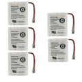 Kastar 5-Pack Battery Replacement for Panasonic KX-TC907-B KX-TC911 KX-TC917HSB KX-TC933 KX-TC933-B KX-TC934 KX-TC934B KX-TC935 KX-TC935-B KX-TC955RUB KX-TC9568XB KX-TC956RUB KX-TC9768XB KX-TC976RUB