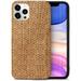 Case Yard Wooden Case Outside Soft TPU Silicone Slim Fit Shockproof Wood Protective Phone Cover for Girls Boys Men and Women Supports Wireless Charging Arrow Pattern Design case for iPhone-11-Pro-Max