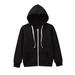 dmqupv 5t Boys Jackets Boys Long Up Kids Top Sleeve Sweatshirt Hoodie Girls Color Solid Zip Jackets Boys Boy Jacket Black 11-12 Years