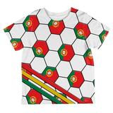 World Cup Portugal Soccer Ball All Over Toddler T Shirt Multi 6T