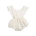 Arvbitana Baby Girl Cute Romper Lace Tutu Skirt Style V Neck Sleeveless Fashion Sweet Elastic Waistband Jumpsuit