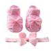 Infant Baby Girl Shoes Baby Mary Jane Flats Princess Wedding Dress Shoes Crib Shoe with Headband for Newborns Infants 0-18M