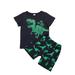 New 2Pcs Toddler Kid Baby Boy Dinosaur Top T-shirt Short Pants Outfit Clothes