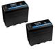 Kastar NP-F970 PRO Battery 2-Pack Replacement for Sound Devices MixPre-3 Sound Devices MixPre-6 Sound Devices MixPre-10T Sound Devices 663 FEELWORLD F5 Pro 5.5