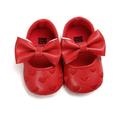 Infant Baby Girls Princess Flats Toddler First Walkers Soft Non-Slip Crib Wedding Dress Shoes Baby Shoes 0-18M