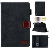 Kindle Fire HD 8 2020 Case - Dteck Folio PU Leather Smart Case Cover with Auto Wake/Sleep & Card Slots Compatible with All-New Kindle Fire HD 8 / Fire HD 8 Plus (10th Generation 2020) Black