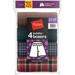 Hanes Toddler Boys Tartan Boxer Underwear 4-Pack